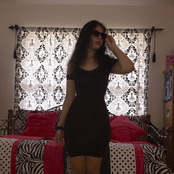 Beyond SEXY BODYCON Brown Mini Dress NWT - Picture 4 of 4